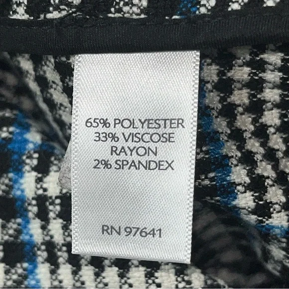 J Jill Long Plaid Duster Open Front Tunic Overcoat Sz L - Picture 9 of 9